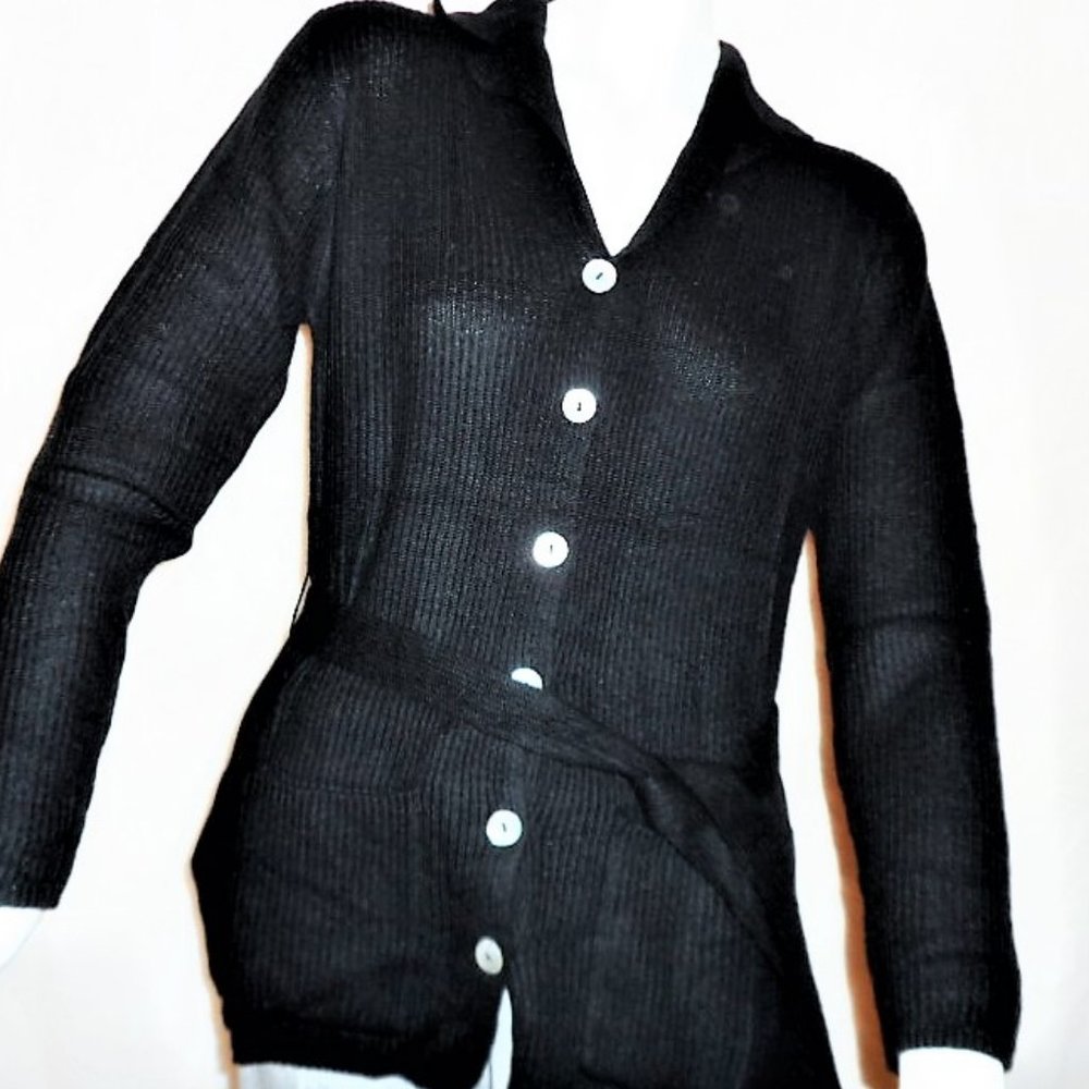 100% CASHMERE  KNIT JACKETS SWEATERS BEUTLER WITH POCKETS NWT